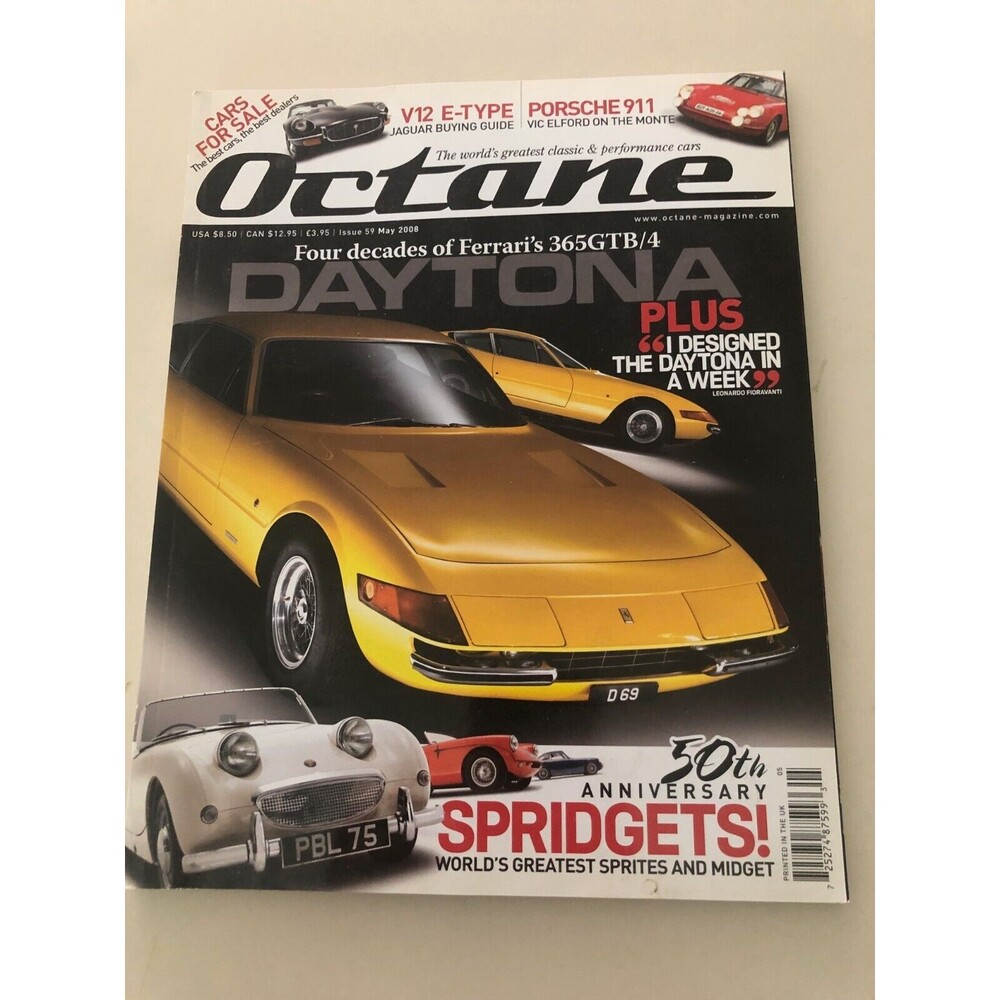 Octane Car UK Magazine May 2008 ~ Porsche 911, Jaguar V12 E-Type